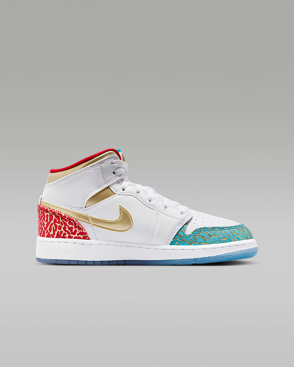 Air Jordan 1 Mid Sneaker School Genc Cocuk Ayakkab s Nike TR